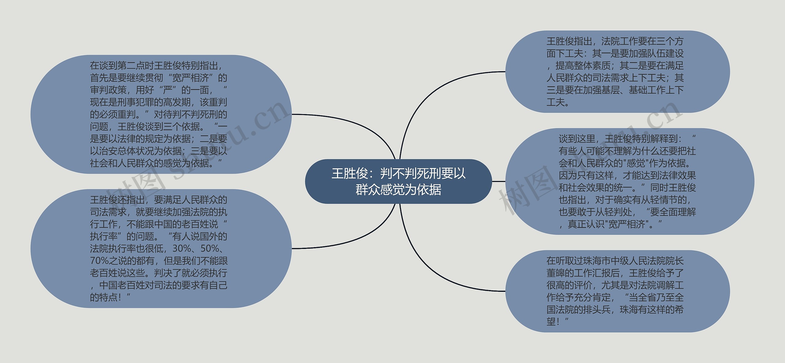 王胜俊：判不判死刑要以群众感觉为依据