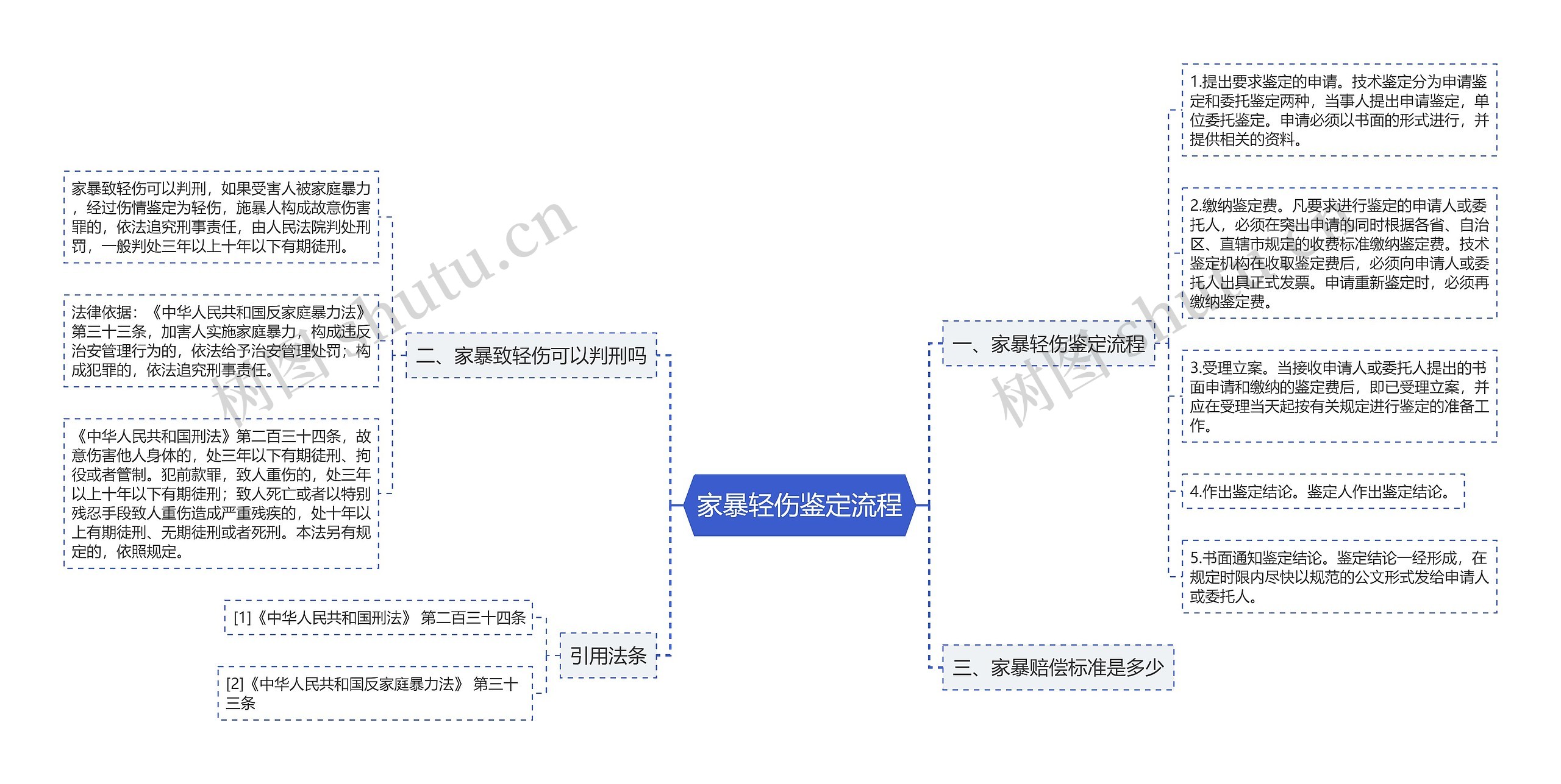 家暴轻伤鉴定流程思维导图