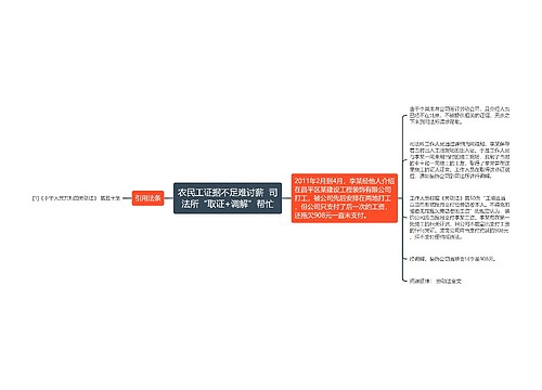 农民工证据不足难讨薪  司法所“取证+调解”帮忙