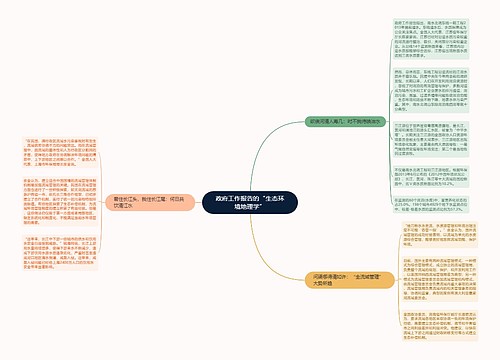 政府工作报告的“生态环境地理学”