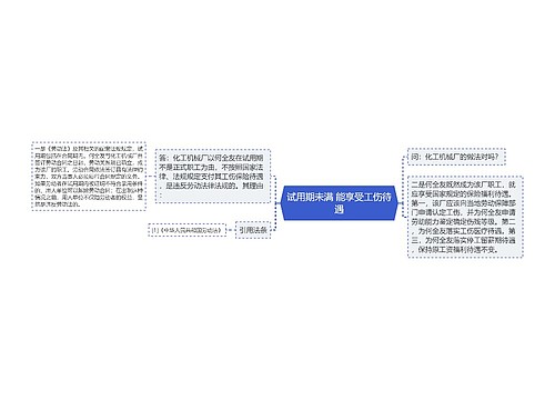 试用期未满 能享受工伤待遇