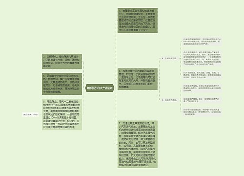 如何防治大气污染