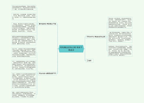 网购赠送药贴过期 商家不理退货