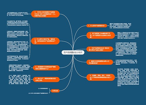 农产品质量安全小知识