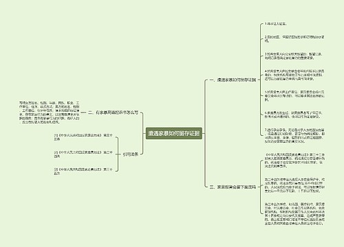 遭遇家暴如何留存证据