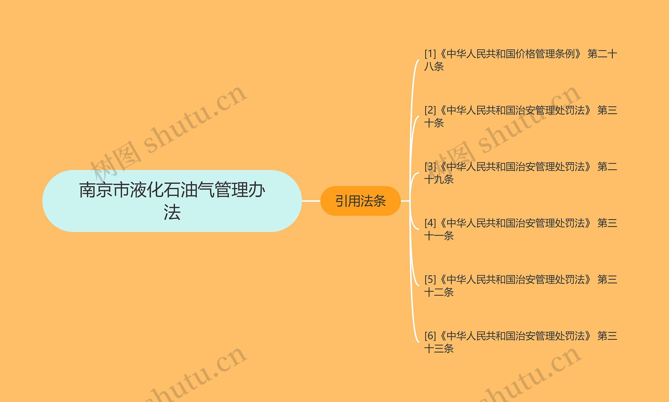 南京市液化石油气管理办法思维导图