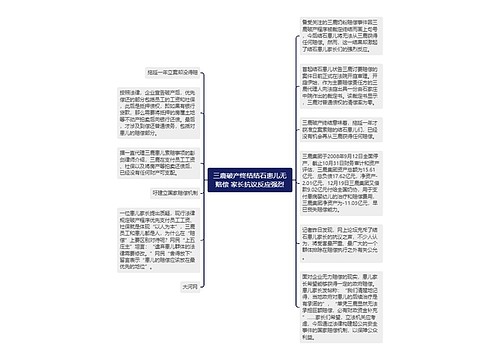 三鹿破产终结结石患儿无赔偿 家长抗议反应强烈