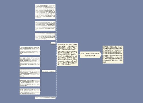 北京：重污染应急预案最后的修改完善