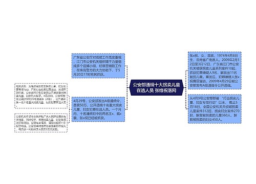 公安部通缉十大拐卖儿童在逃人员 张维祝落网