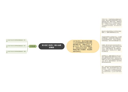 继父因工伤死亡 继女也能获赔偿