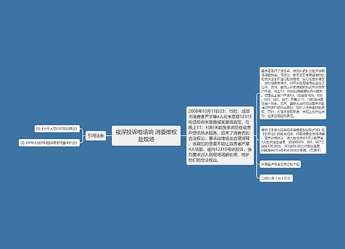 夜深投诉电话响 消委维权赴现场