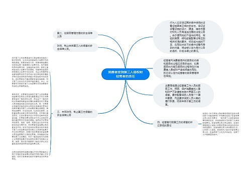 消费者受到第三人侵权时经营者的责任