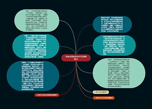 济南市消协发出节日消费提示