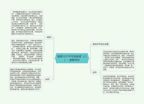 电商10个不可说秘密（八）：虚假评价