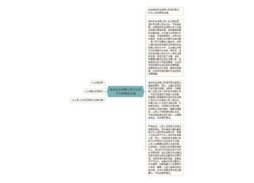 违反安全保障义务行为的行为有哪些过错