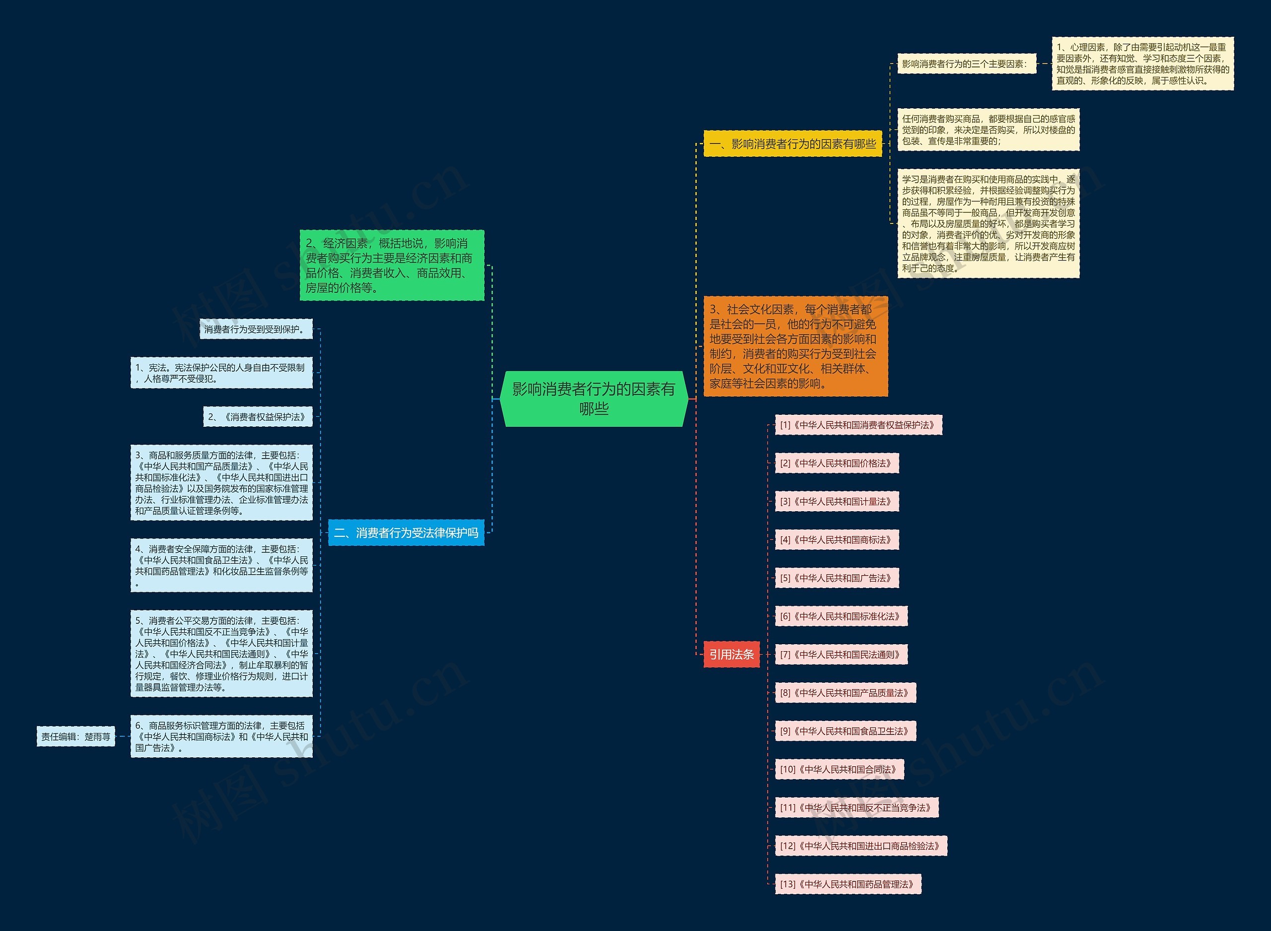 影响消费者行为的因素有哪些思维导图