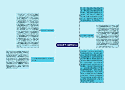 当代消费者心理变化特征