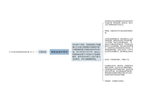 福建省宣判首例