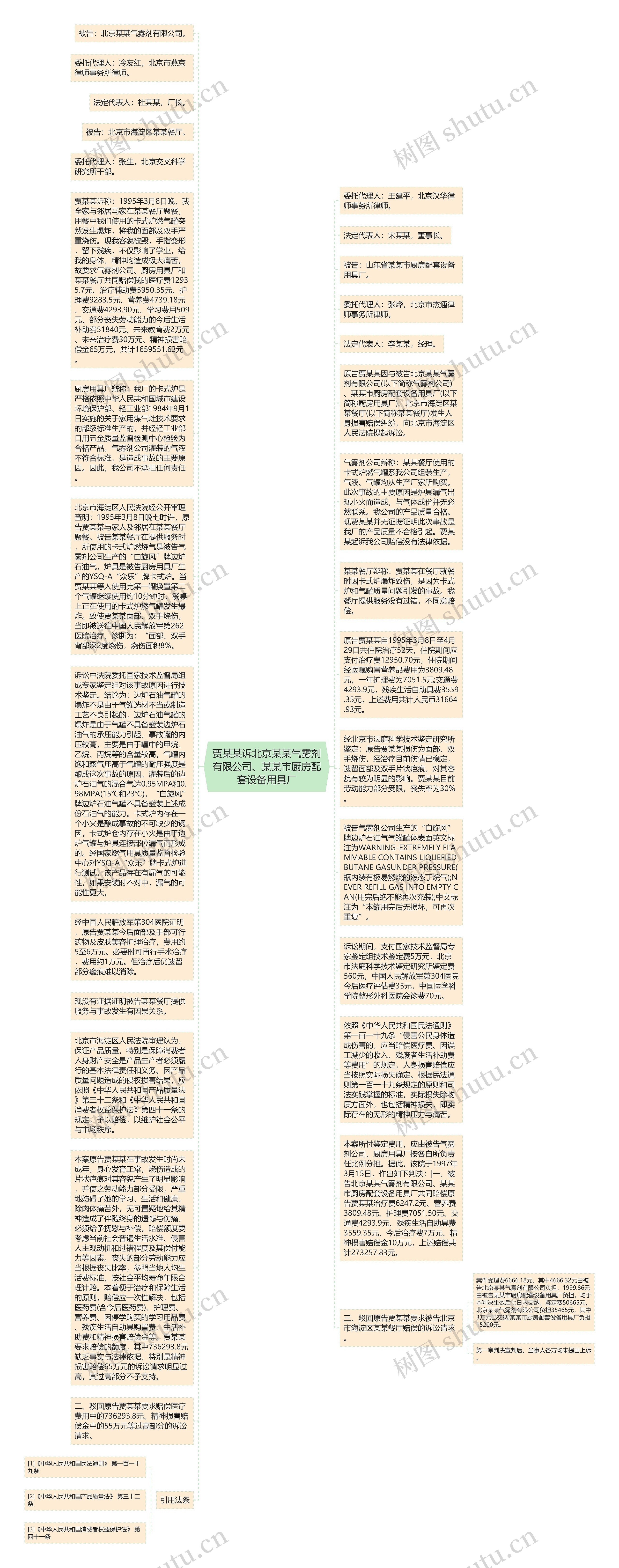 贾某某诉北京某某气雾剂有限公司、某某市厨房配套设备用具厂思维导图