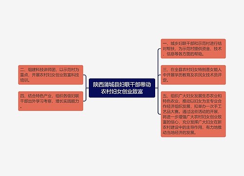 陕西蒲城县妇联干部带动农村妇女创业致富