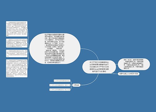 关于严厉打击信息服务企业恶意侵害消费者利益行为的通知关于严厉打击信息服务企业恶意侵害消费者利益行为的通知