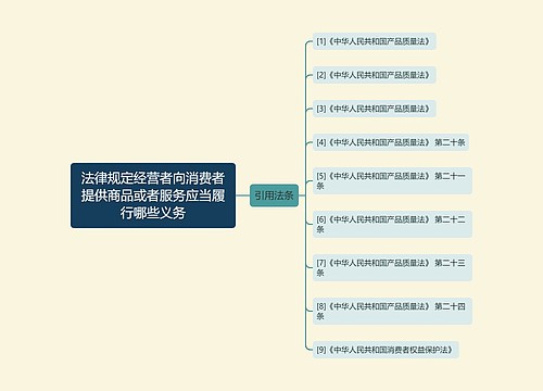 法律规定经营者向消费者提供商品或者服务应当履行哪些义务