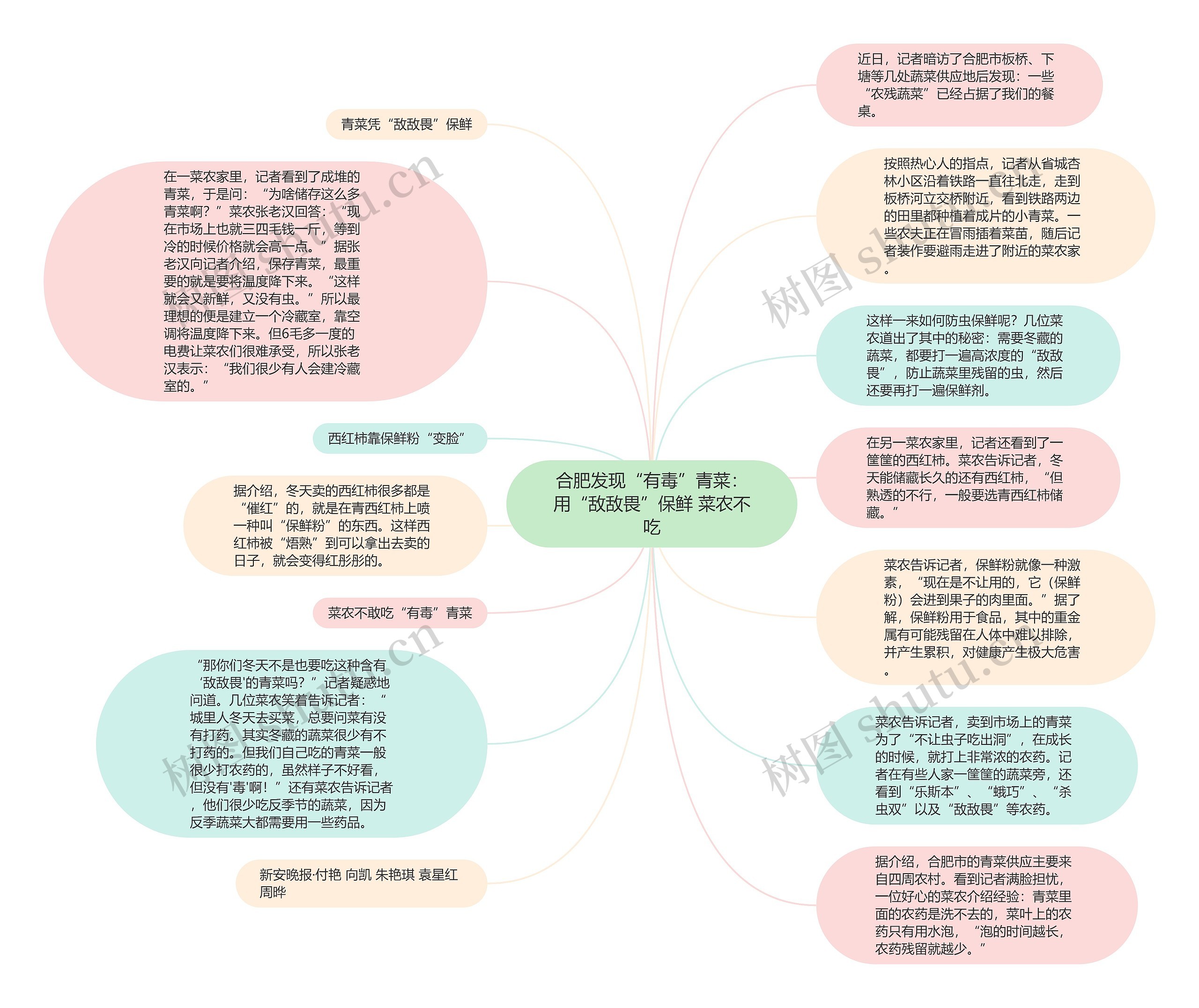 合肥发现“有毒”青菜：用“敌敌畏”保鲜 菜农不吃