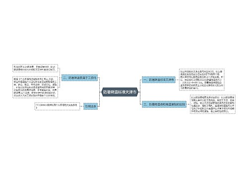 防暑降温标准天津市