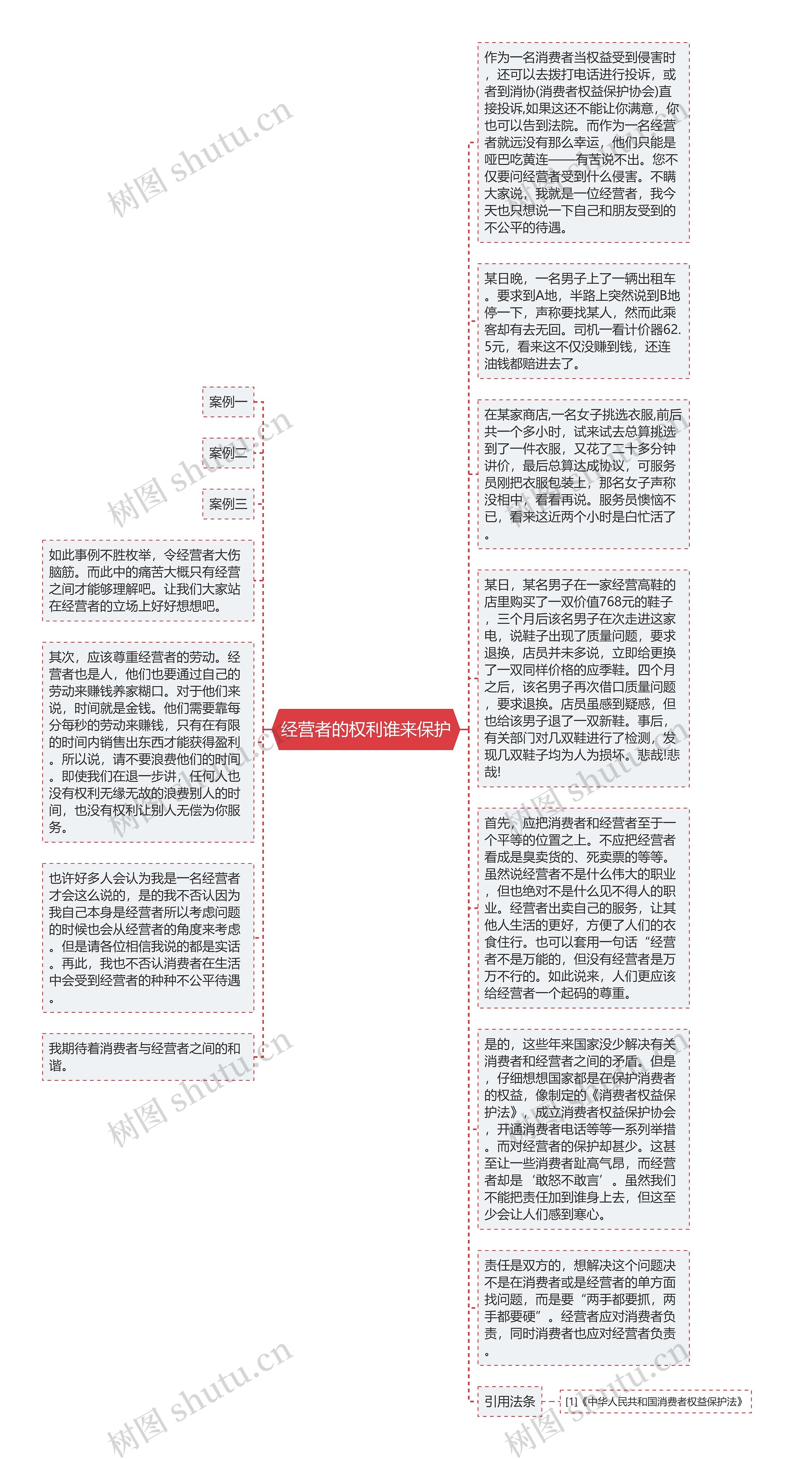 经营者的权利谁来保护思维导图