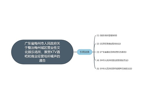 广东省梅州市人民政府关于整治梅州城区营业性文化娱乐场所、兼营KTV酒吧和商业经营场所噪声的通告