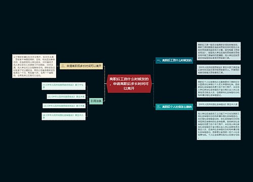 离职后工资什么时候发的，申请离职后多长时间可以离开