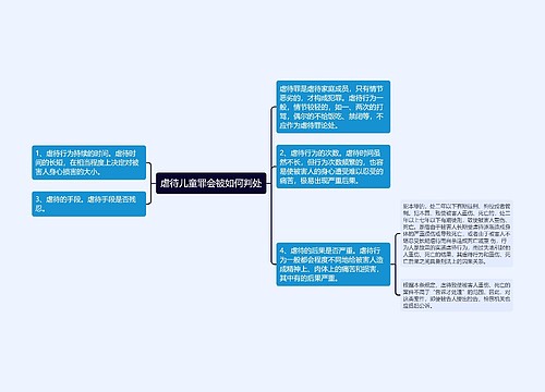 虐待儿童罪会被如何判处