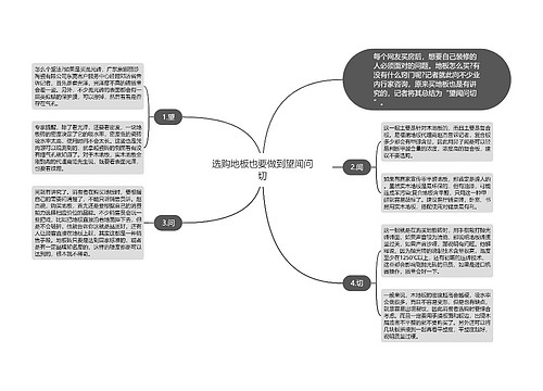 选购地板也要做到望闻问切