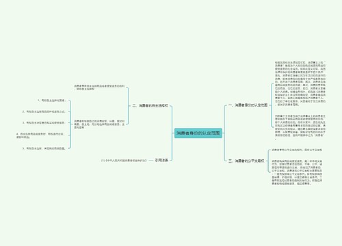 消费者身份的认定范围