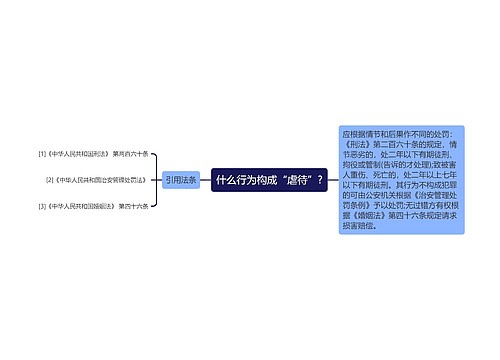 什么行为构成“虐待”?