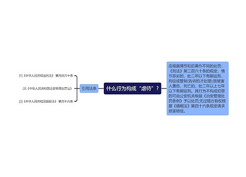 什么行为构成“虐待”?