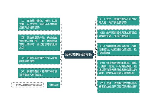 经营者的行政责任