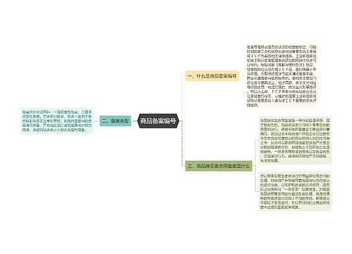 商品备案编号