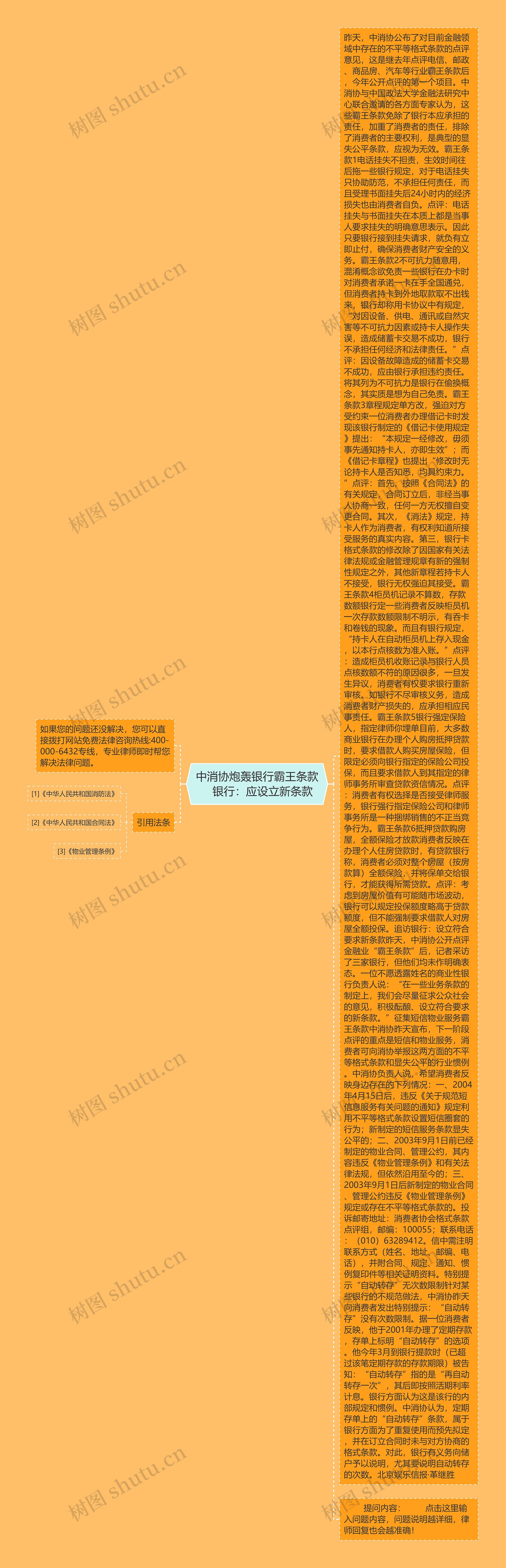 中消协炮轰银行霸王条款　银行：应设立新条款