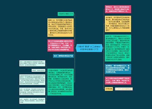 19教师"罢课"讨工资被炒 状告学校索赔127万