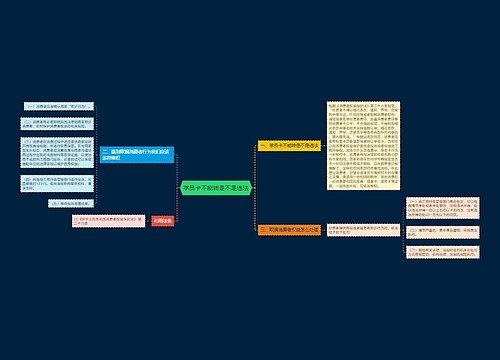 学员卡不能转是不是违法