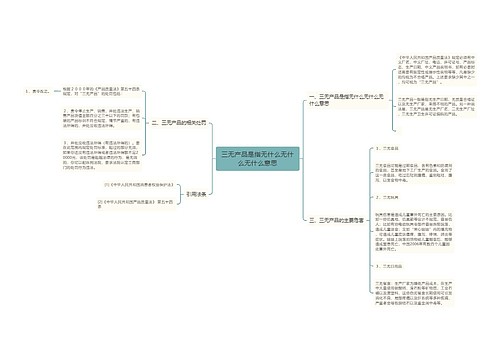 三无产品是指无什么无什么无什么意思