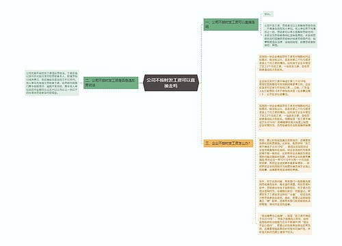 公司不按时发工资可以直接走吗