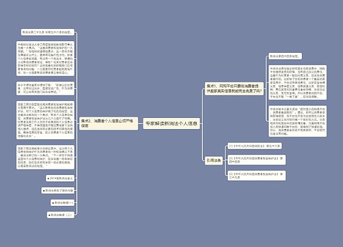 专家解读新消法个人信息