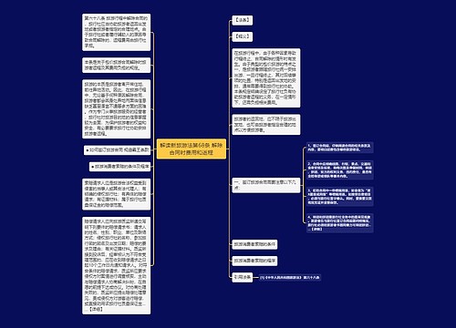 解读新旅游法第68条 解除合同时费用和返程