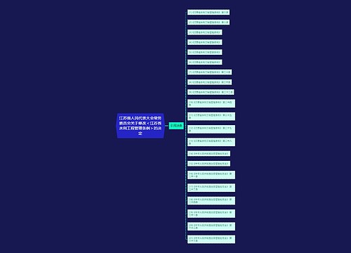 江苏省人民代表大会常务委员会关于修改＜江苏省水利工程管理条例＞的决定