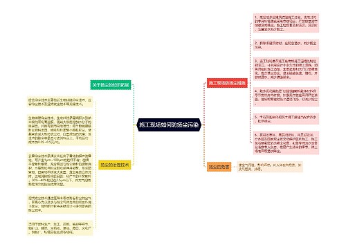 施工现场如何防扬尘污染