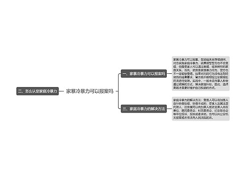 家暴冷暴力可以报案吗