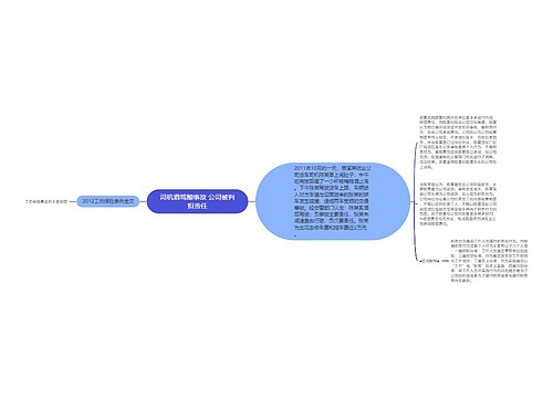 司机酒驾酿事故 公司被判担责任