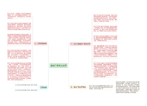 违法广告怎么处罚